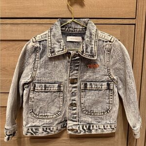 Tiny Cottons denim chore coat